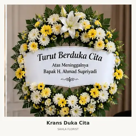 Krans Bunga Duka Jalan Kaliurang
